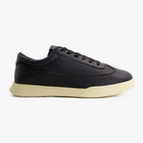 Midnight Leather Black Trainers