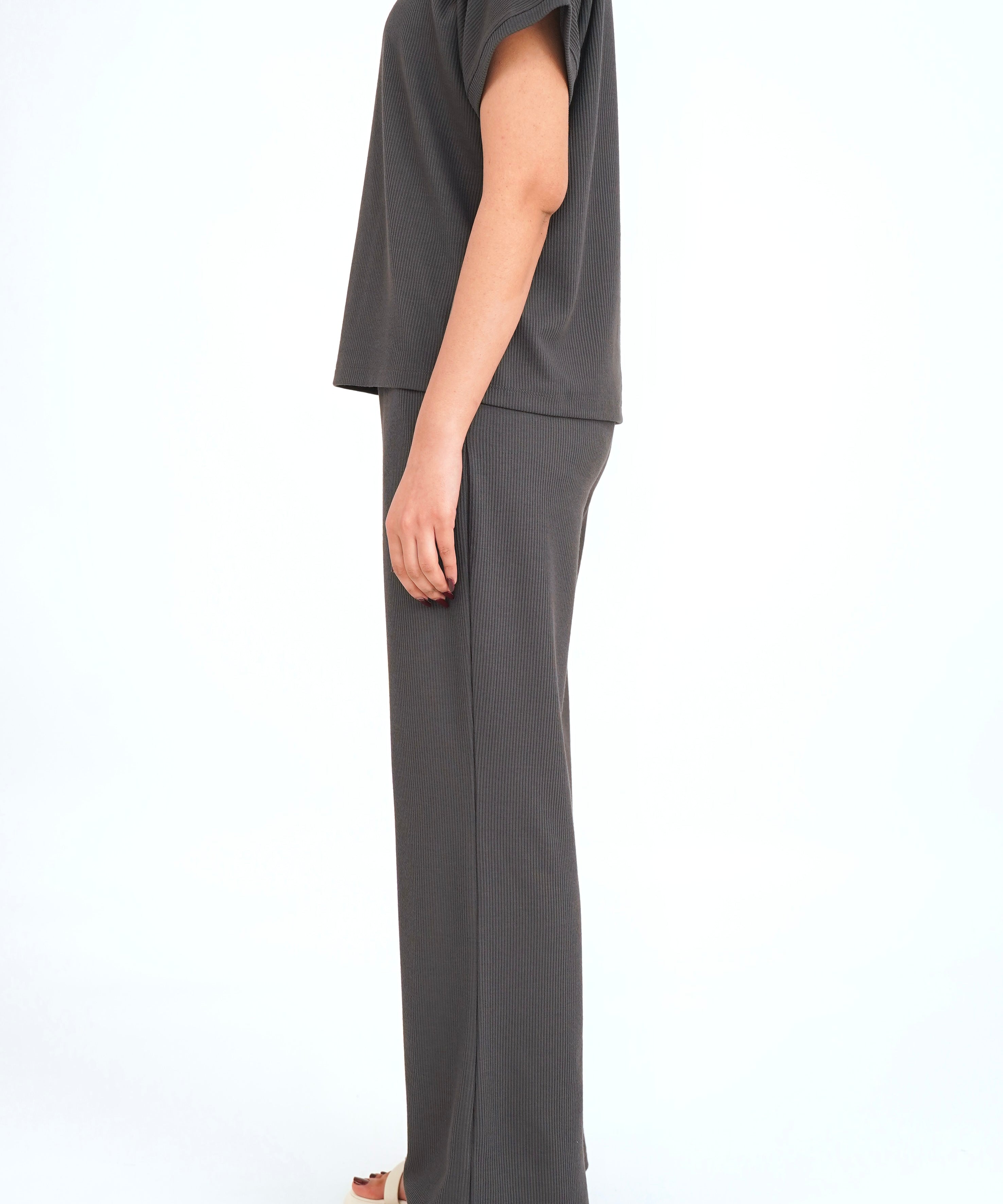 Textured Knit Lounge Shirt