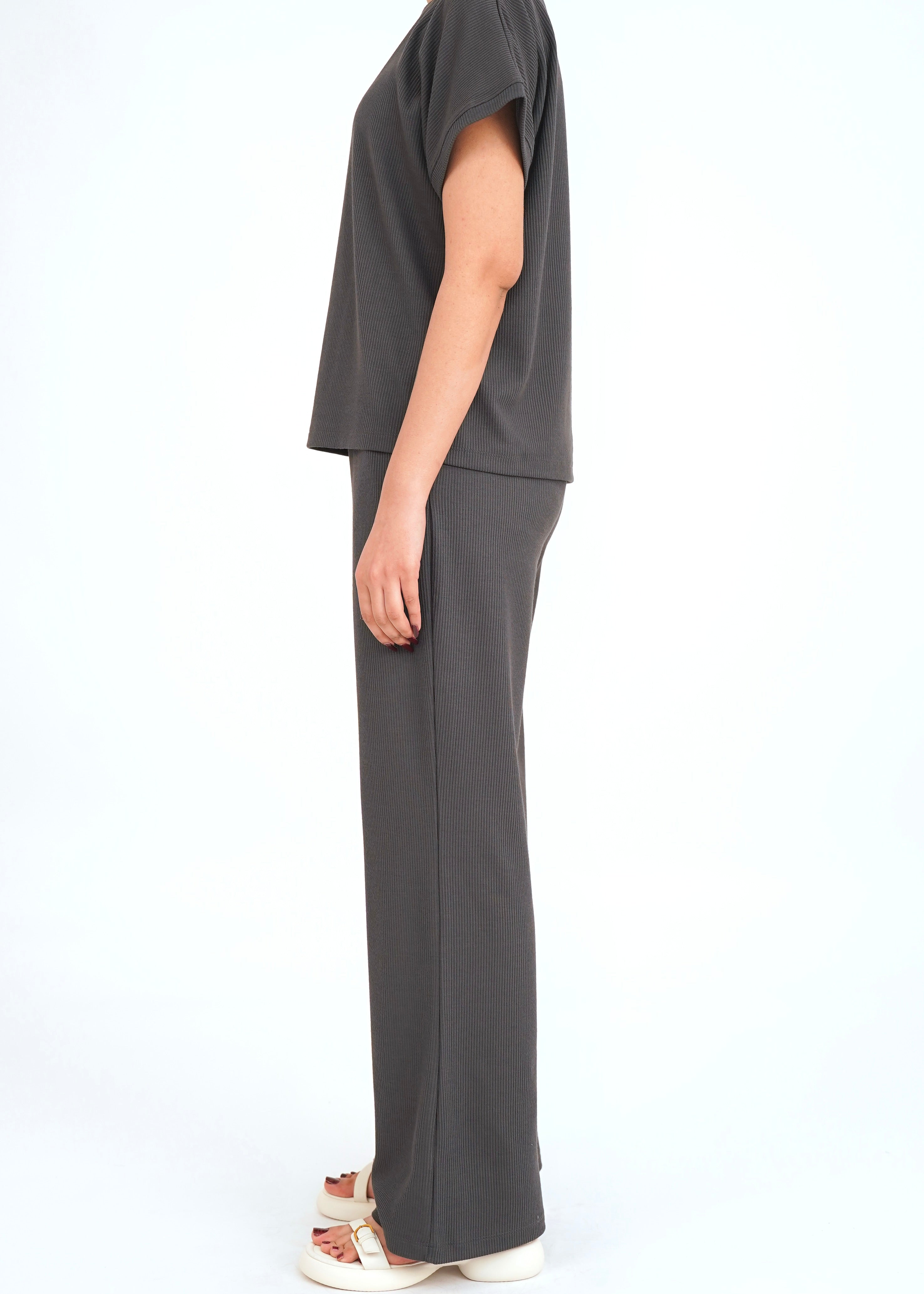 Textured Knit Lounge Shirt | Soft Cotton Fabric for All-Day Comfort