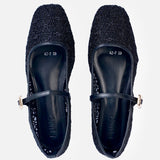 Lace Mary Jane Flats