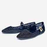Lace Mary Jane Flats