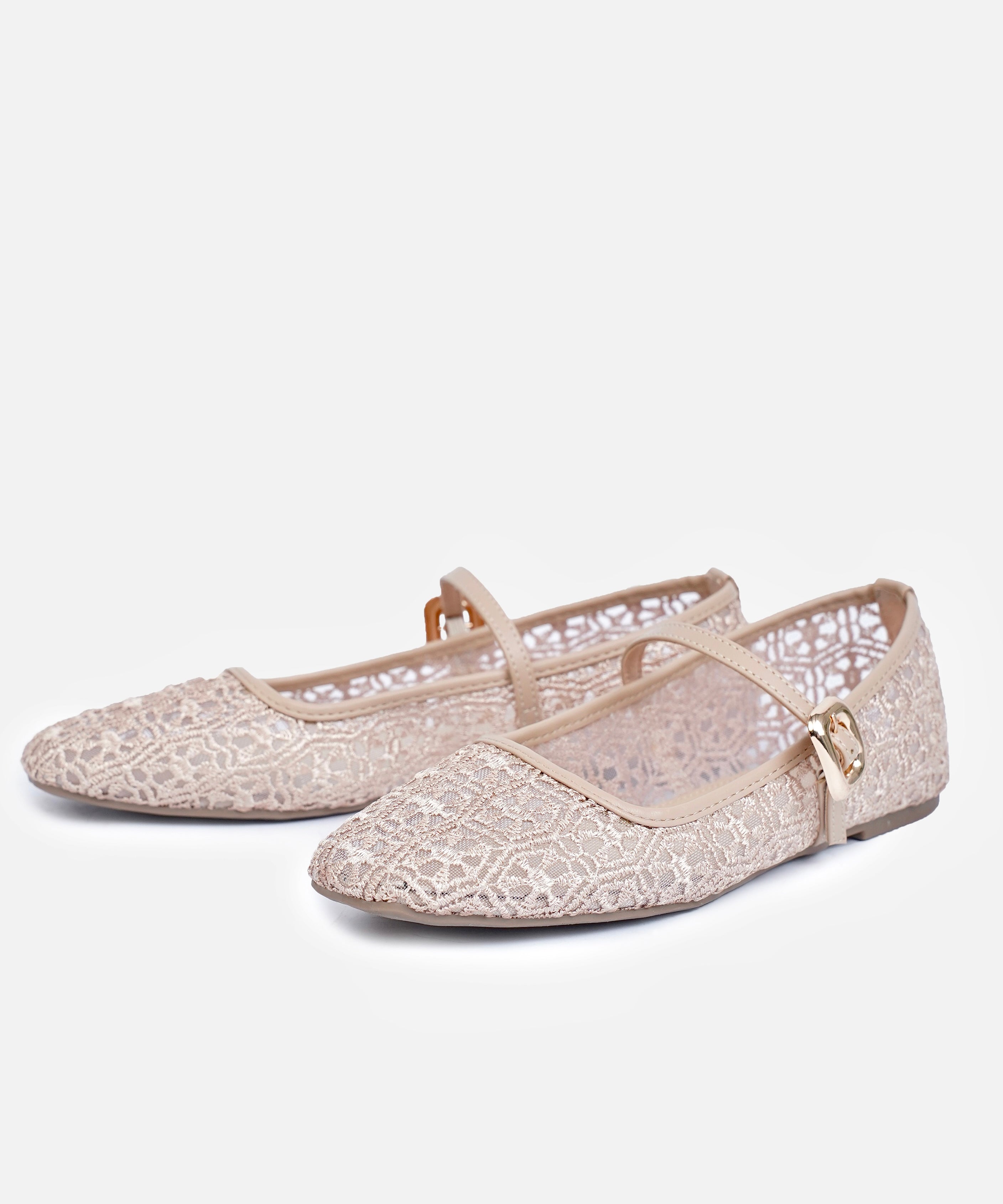 Lace Mary Jane Flats