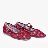 Lace Mary Jane Flats