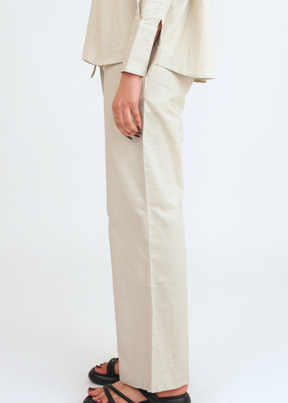 Wide Leg Pants in Beige | Women'S Wide-Leg Pants