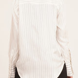 Pearl Stripe Satin Shirt
