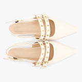 Double-Strap Slingback Flat