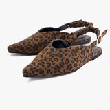 Leopard Slingback Flat
