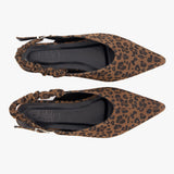 Leopard Slingback Flat