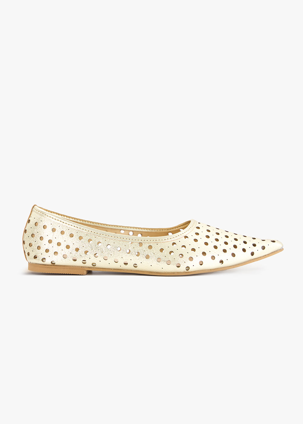 Gilded Perforated Flats