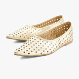 Gilded Perforated Flat