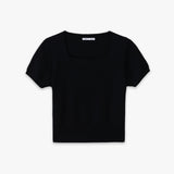 Ribbed crop top
