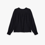 Smocked Neck Blouse