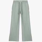 Knit Pistachio Wide-leg Sweatpants