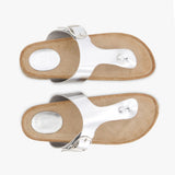 Leather Toe Loop Flats