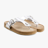 Leather Toe Loop Flats