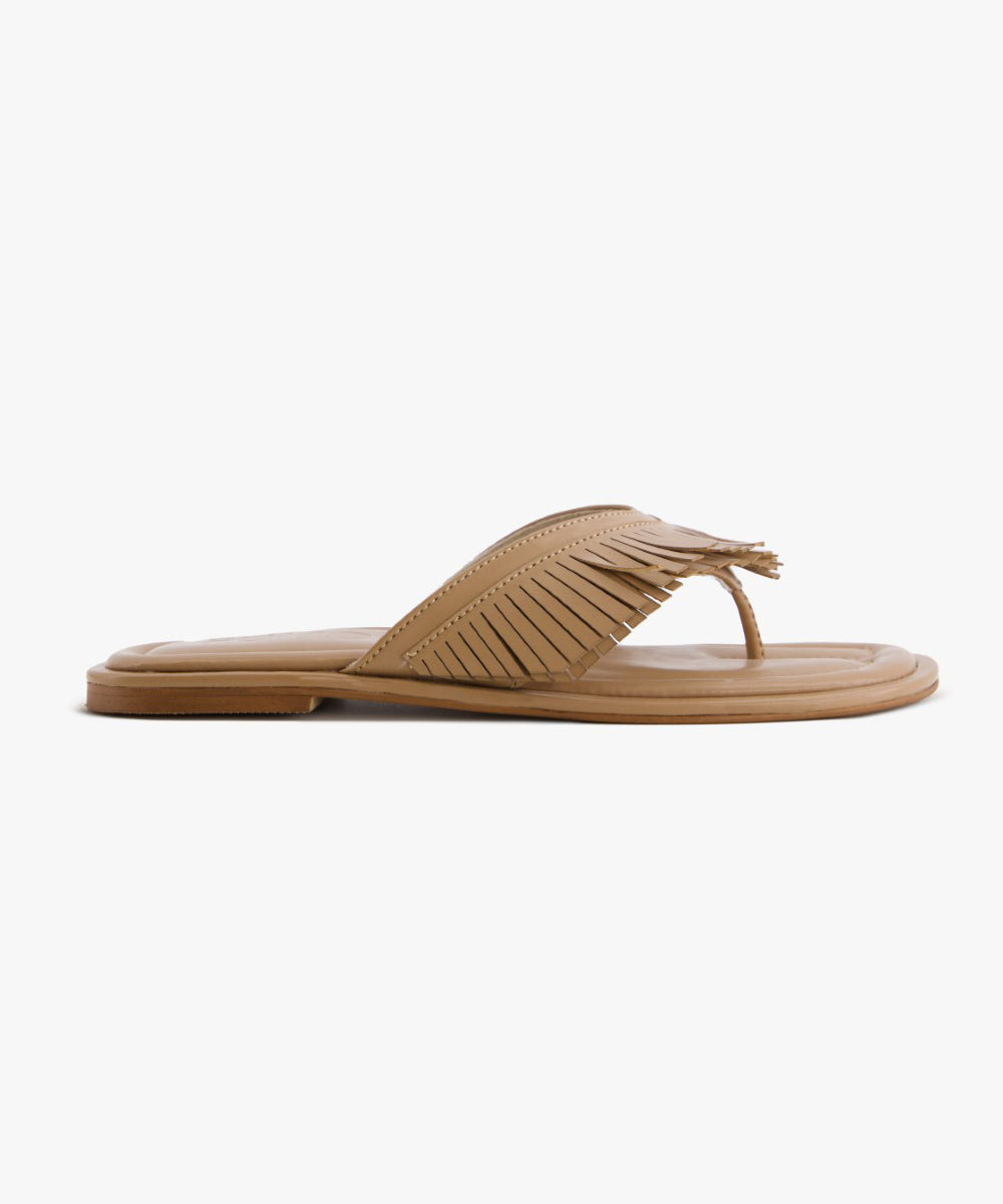 Faux Leather Flats