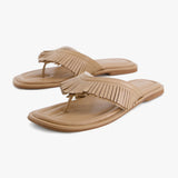 Faux Leather Flats