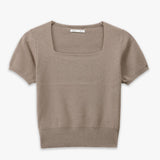 Ribbed crop top