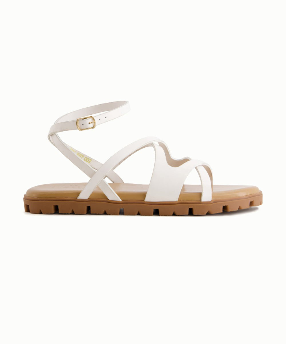 Strappy Slide Sandals