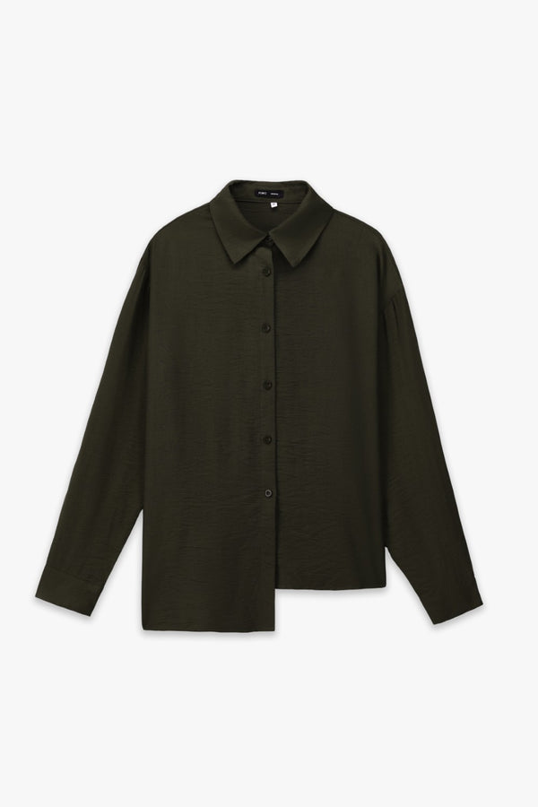 Belted Button-Up Shirt