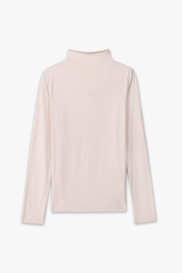 Mock Neck Stretch Top