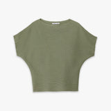 Boat Neck Knit Top