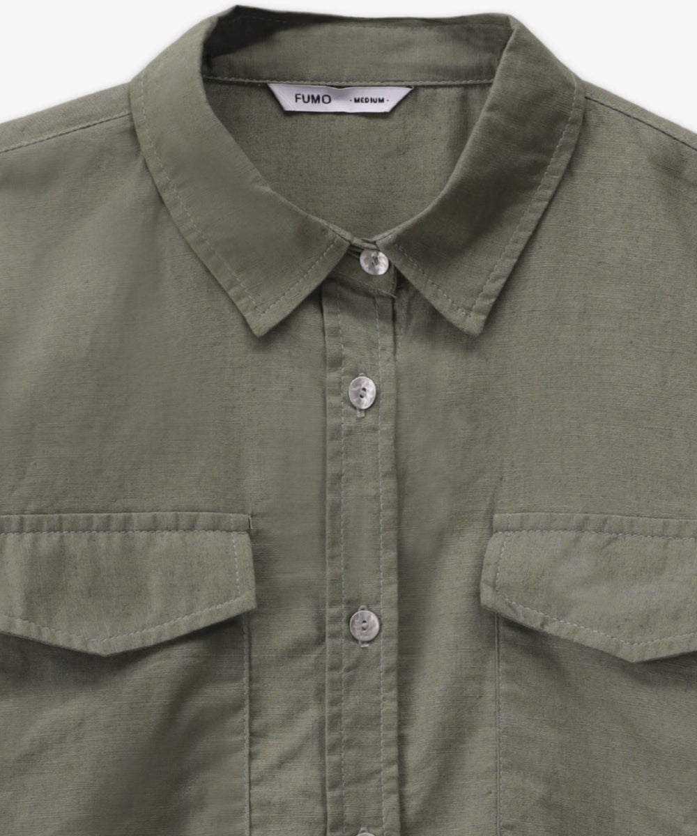 Woven Button-up Shirt