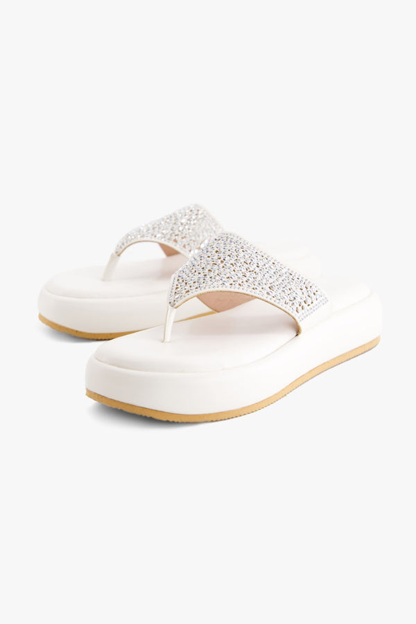 Embellished Chunky flats